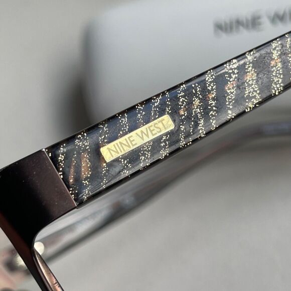 Nine West Eyeglass Frames Satin Brown with Case NW1067 210 51-16-135 - Picture 3 of 14